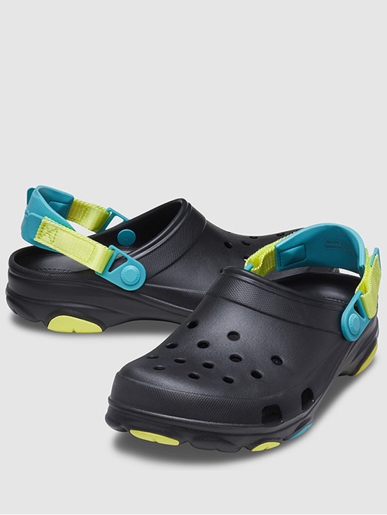 CROCS Shoes - Crocs Comfort Unisex Adult Classic All Terrain Clogs Black Multi Mens 4 Womens 6